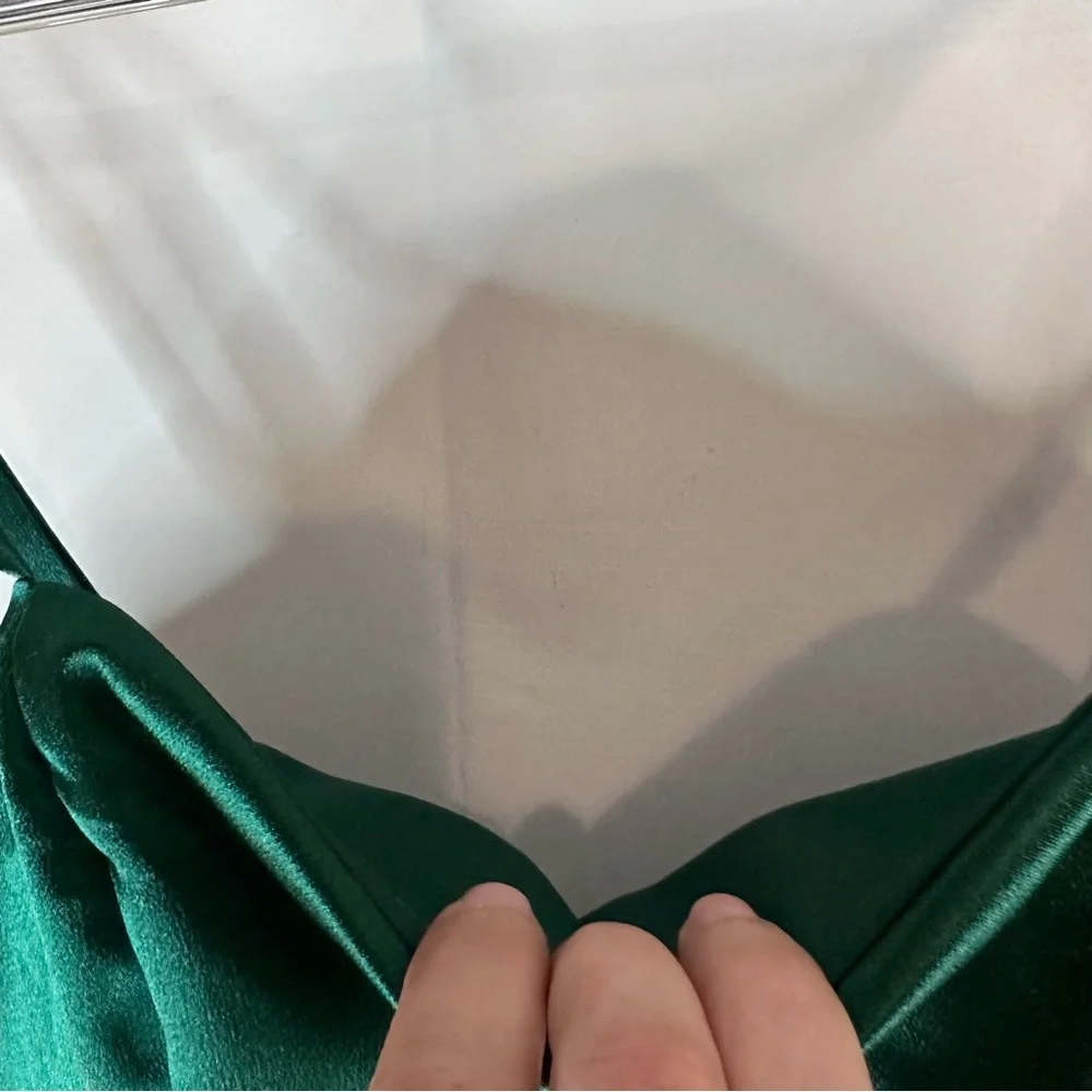 SPEECHLESS Women’s Size 13 Dress Fancy Formal Mini Length Ruffles NWT Green